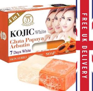 KOJIC WHITE SOAP Gluta Papaya Arbutin Skin Whitening In 7 Days (ORIGINAL)